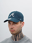 Бейсболка 47 BRAND арт. B-RGW01GWS Atlanta Braves MLB (темно-синий)
